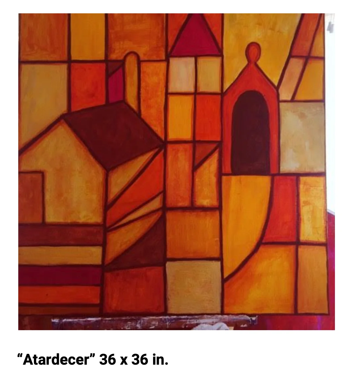 Atardecer – pintura original de Layla