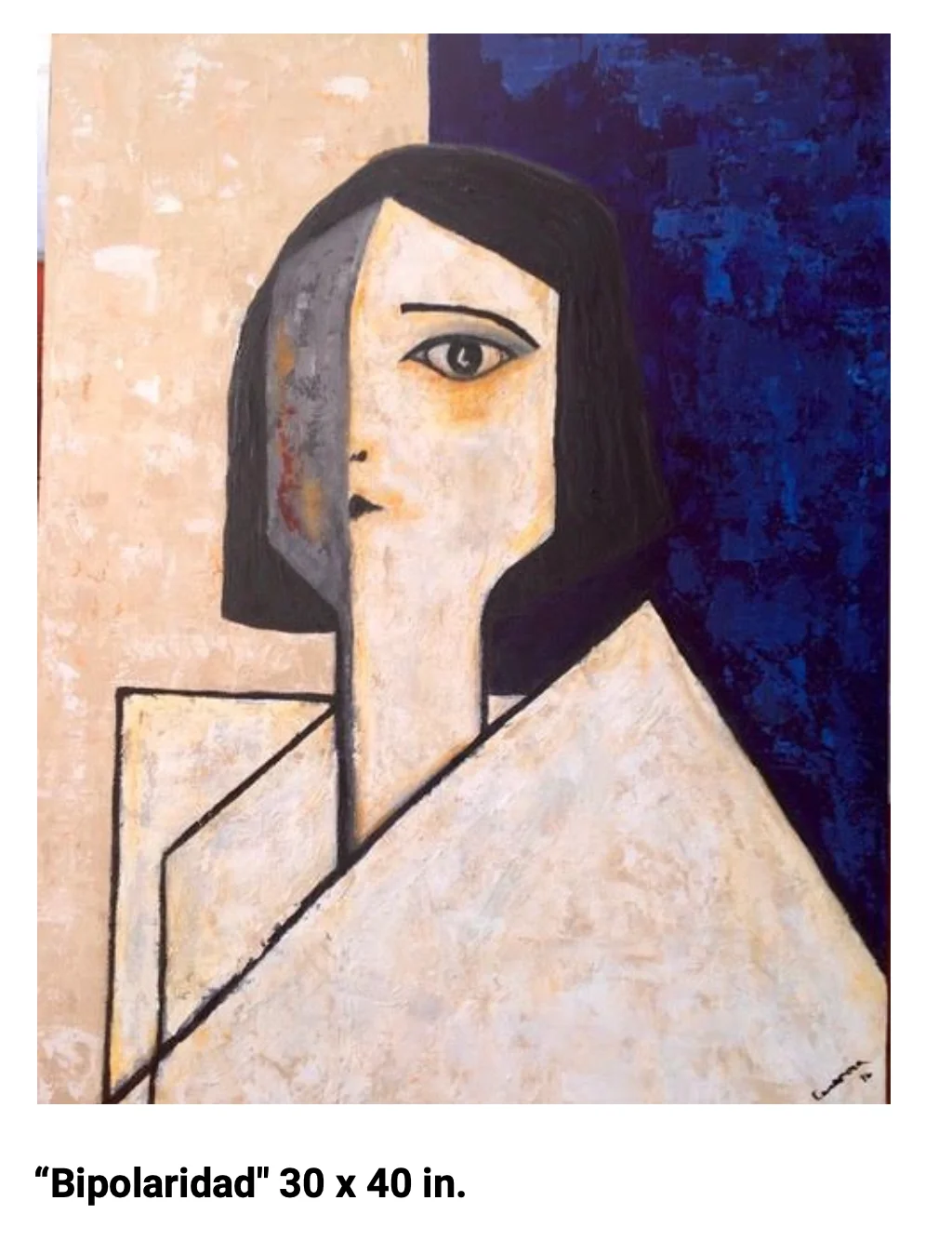 Bipolaridad – pintura original de Layla
