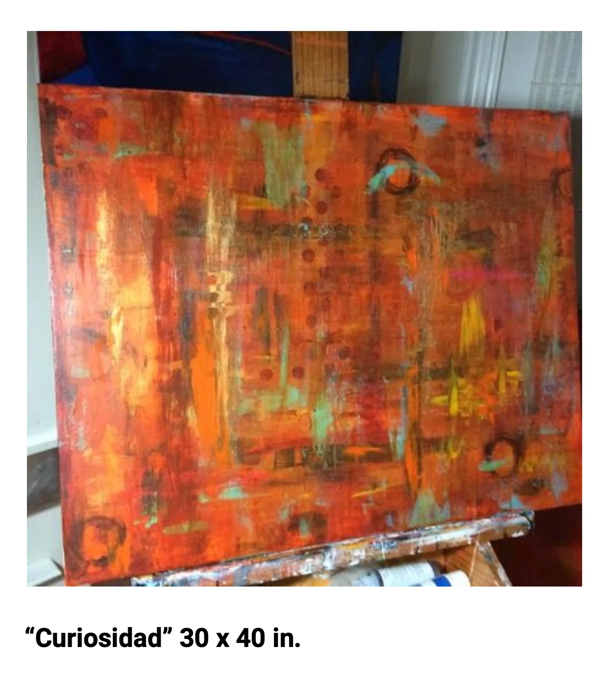 Curiosidad – pintura original de Layla