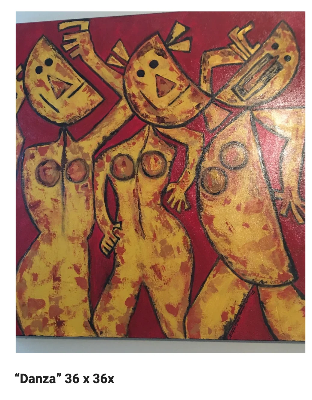 Danza – pintura original de Layla