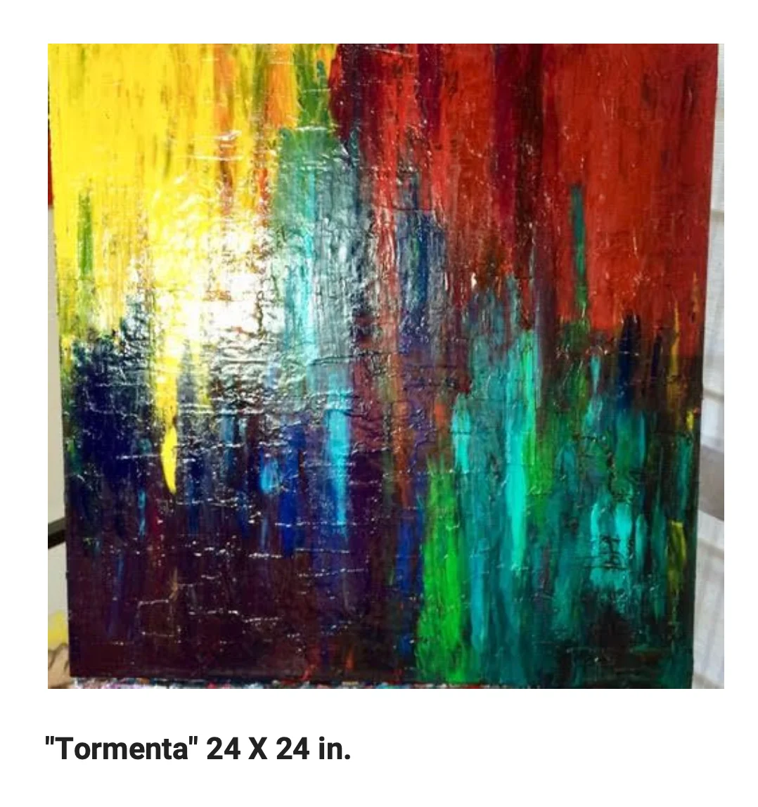 Tormenta – pintura original de Layla